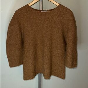 RARE Saralam Designer Japanese Sweater - Yak Wool Blend, Luxe & Cozy - MSRP $295